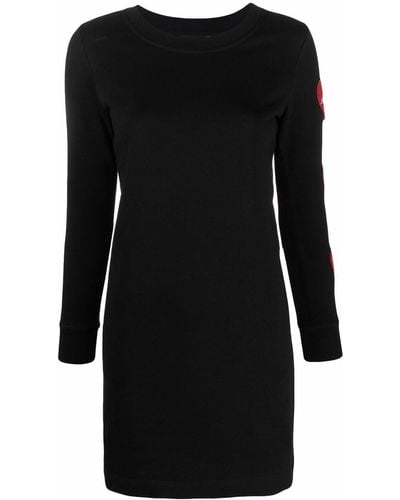 Love Moschino Heart-detail Jumper Dress - Black