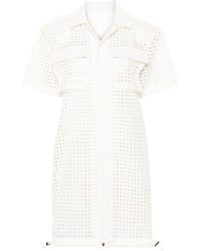 Sacai Lace Mini Dress - White