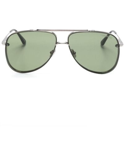 Tom Ford Leon Pilotenbrille - Grün
