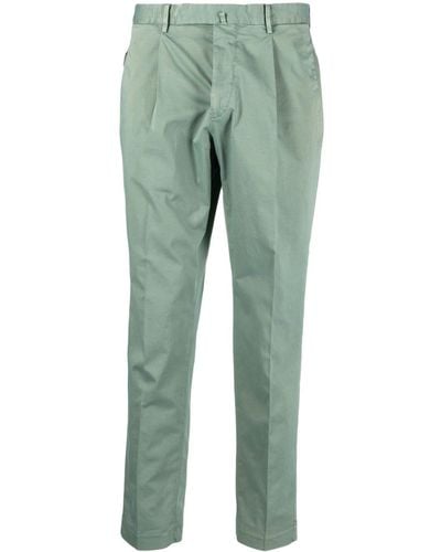 Dell'Oglio Slim-cut Tapered Pants - Green