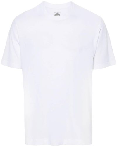 Mazzarelli Plain Cotton T-shirt - White