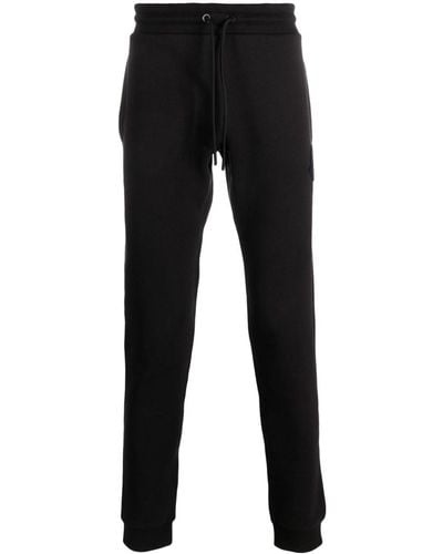 Moncler Pantalon de jogging à patch logo - Noir