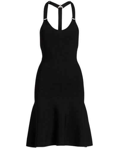 Ralph Lauren Collection Vestido con cuello redondo - Negro