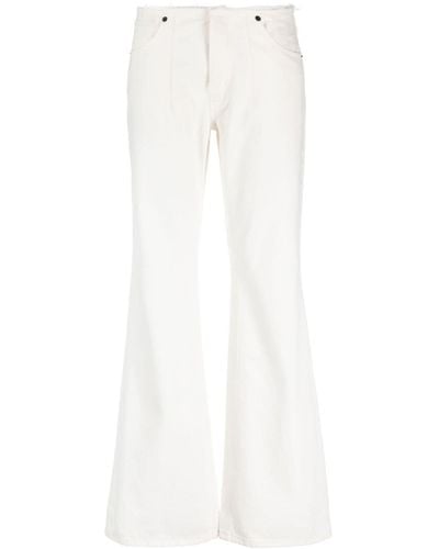 The Mannei Greci Wide-leg Jeans - White