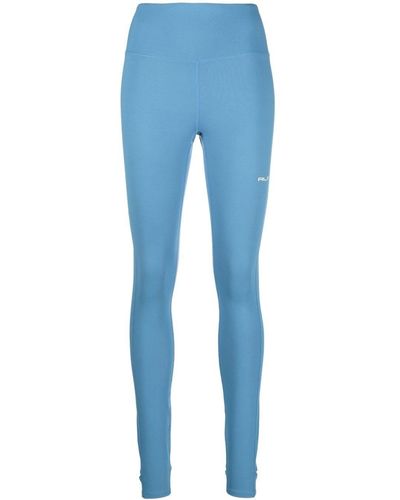 RLX Ralph Lauren Logo-print High-waist leggings - Blue