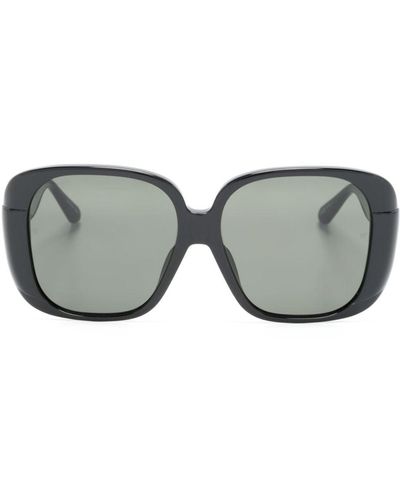 Linda Farrow Mima Square-frame Sunglasses - Grey