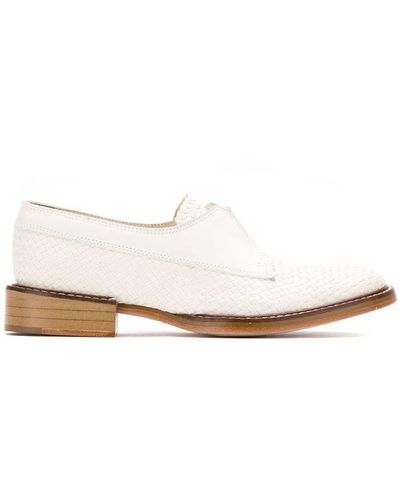 Sarah Chofakian Leather Loafers - White