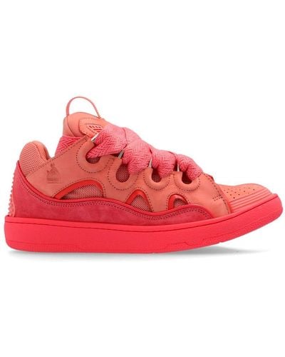 Lanvin Curb Trainers - Red