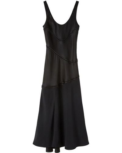 Jil Sander Paneled Sleeveless Dress - Black