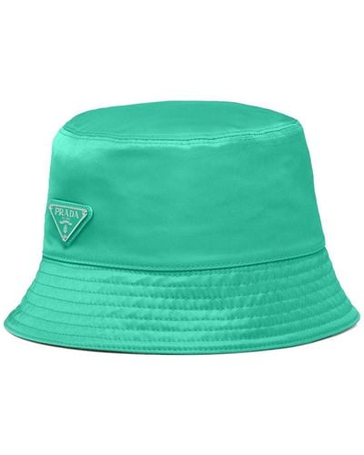 Prada Re-nylon Bucket Hat - Green