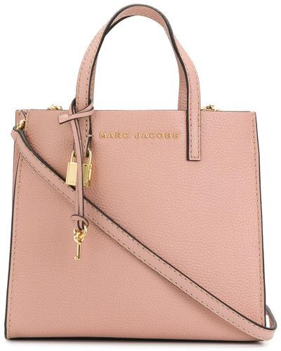 Marc Jacobs Lock And Key Pebbled Shoulder Bag - Pink