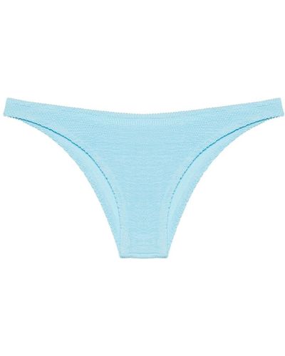 Mc2 Saint Barth Slip bikini Elise con finitura texture - Blu