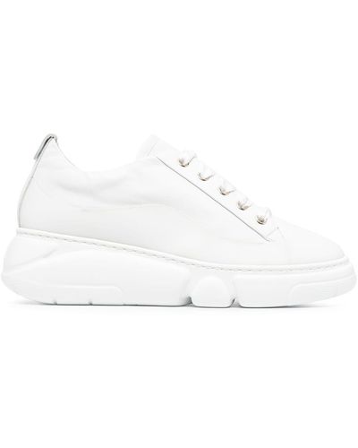 Agl Attilio Giusti Leombruni Leather Chunky Sneaker - White