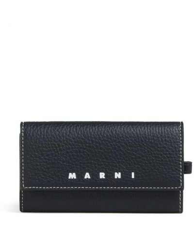 Marni Leather Key Case - Black