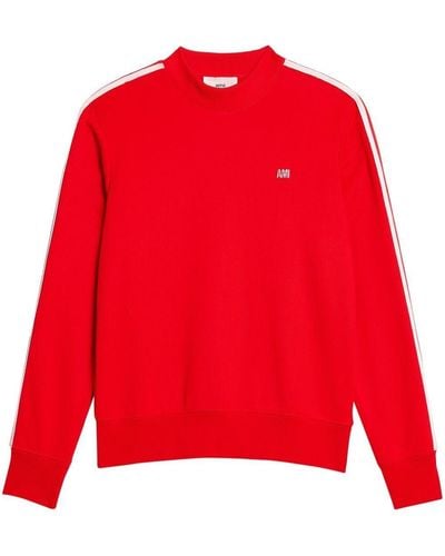 Ami Paris Ami De Coeur Sweatshirt - Red