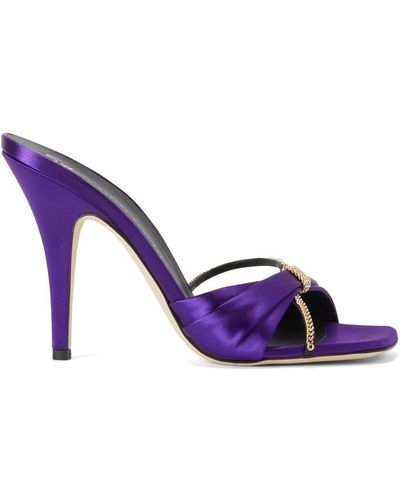 Giuseppe Zanotti Symonne 105mm Sandals - Purple