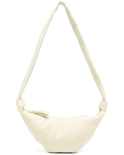 Lemaire Small Croissant Crossbody Bag - White