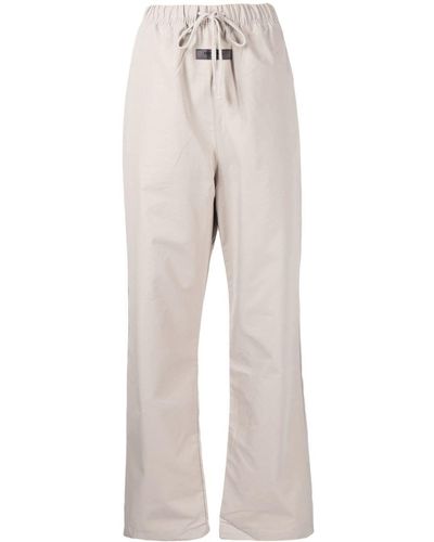 Fear Of God High-waisted Drawstring Trousers - Grey