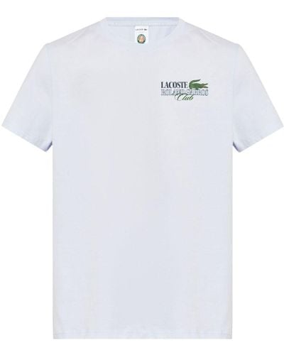 Lacoste Logo-print Cotton T-shirt - White