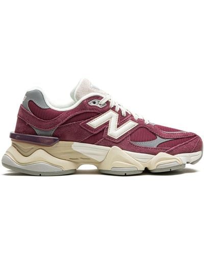 New Balance 9060 Suede Trainers - Pink