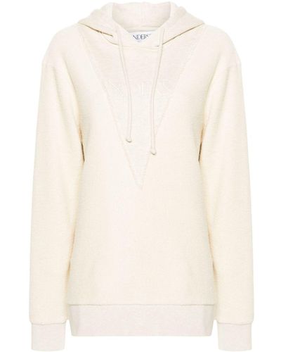 JW Anderson Reverse French-terry Hoodie - Natural