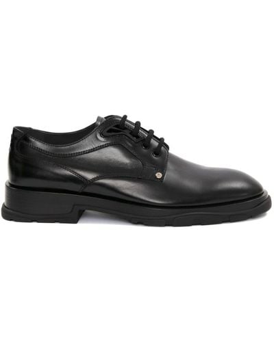 Alexander McQueen Zapatos Slim Tread con cordones - Negro