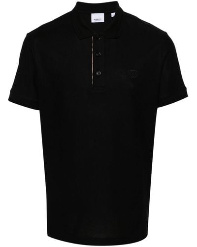 Burberry Piqué Poloshirt - Zwart