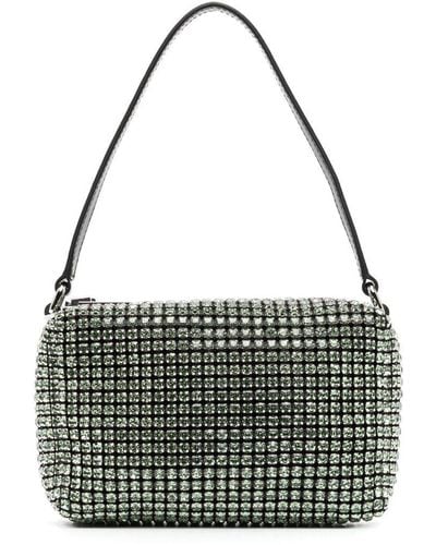 Alexander Wang Heiress Crystal-embellished Mini Bag - Green