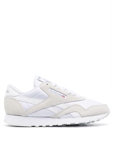 Reebok Classic Nylon Sneakers - White