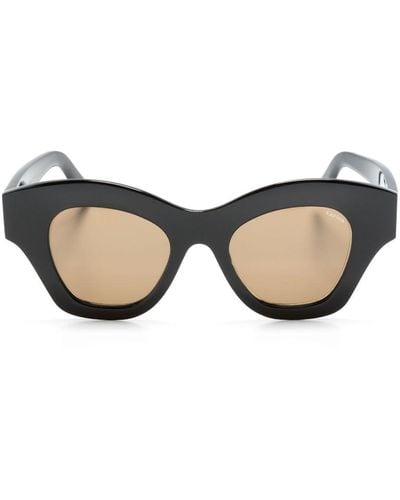 LAPIMA Tessa Oval-frame Sunglasses - Natural