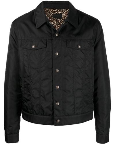 Saint Laurent Fitted Shirt Jacket - Black