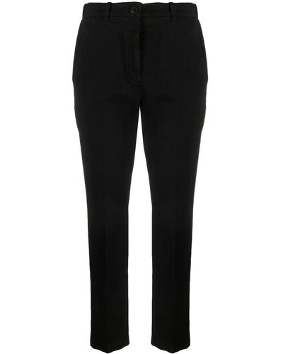 Incotex Slim-cut Tailored Trousers - Black