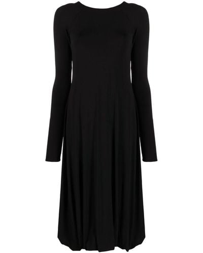 Jil Sander オープンバック ドレス - ブラック