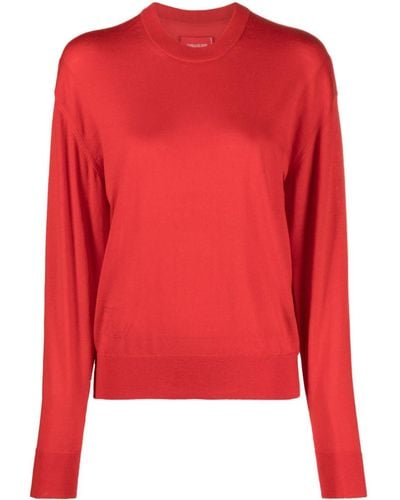Zadig & Voltaire Emma Cut-out-sleeves Wool Sweater - Red