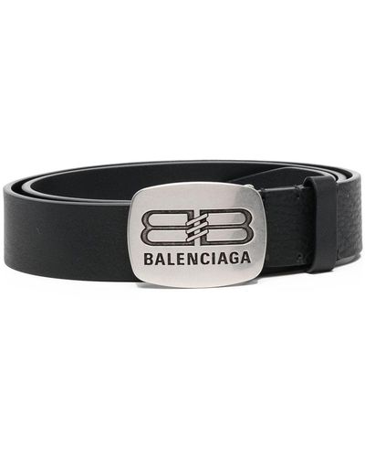 Balenciaga Riem Met Logogesp - Zwart