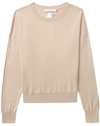 IRO Mae Pullover mit Cut-Outs - Natur