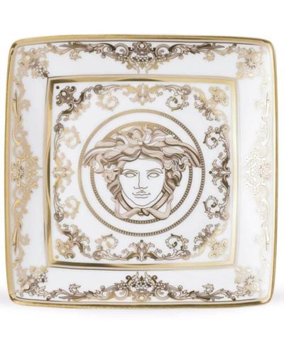Versace Piatto Medusa Gala (12 cm) - Bianco