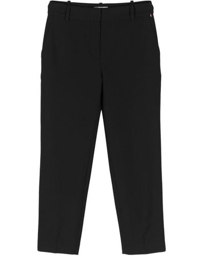 Tommy Hilfiger Mid-rise Tapered Pants - Black
