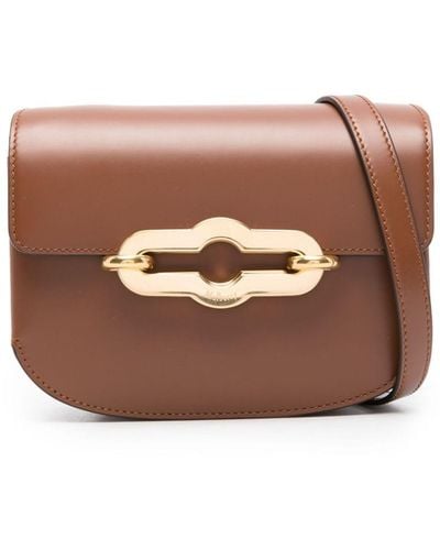 Mulberry Small Pimlico Leather Satchel Bag - Brown