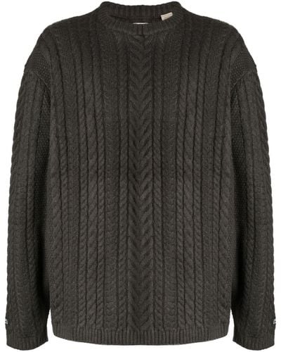 Levi's Cable-knit Crew-neck Sweater - Black