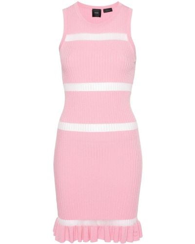 Pinko Sleeveless Knitted Dress - Pink