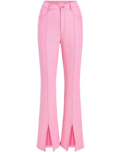 Cinq À Sept Shanis High-rise Panelled Jeans - Pink