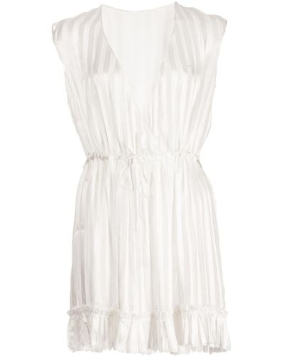 Kiki de Montparnasse Peek-a-boo Mini Dress - White