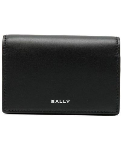 Bally Logo-print Leather Wallet - Black