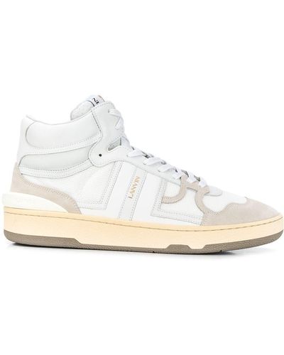 Lanvin Clay High-top Trainers - White