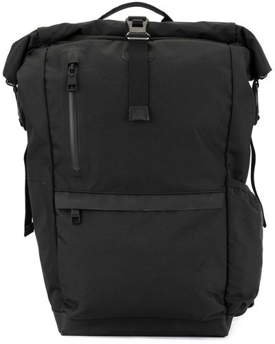 AS2OV Roll Top Backpack - Black