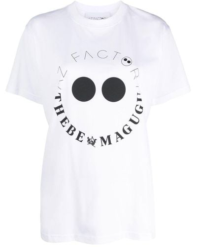 AZ FACTORY X Thebe Magugu T-Shirt mit Logo-Print - Weiß