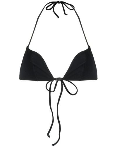 DSquared² Top bikini a triangolo Be Icon - Nero