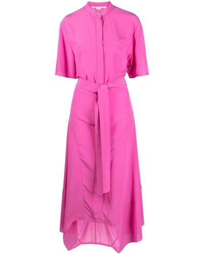 Stella McCartney Iconics Crepe Asymmetric Dress - Pink