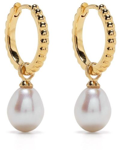 Dower & Hall Aros Timeless Oval Pearl - Metálico